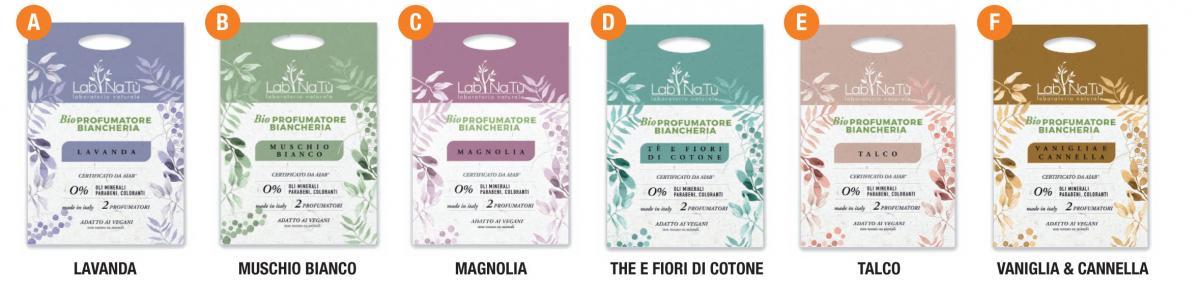 E38 Profumatore Cassetti Bio Vegan The e Fiori di Cotone 2 Bustine,  Pirotta Online