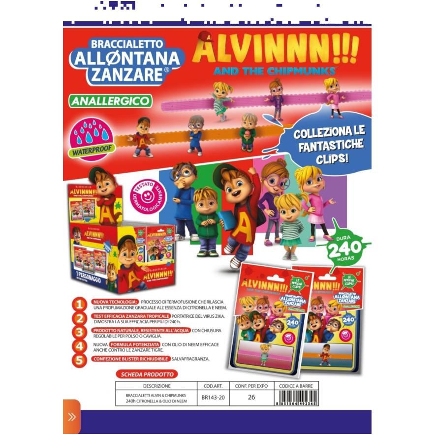 ESAURITO Bracciale "i ALVIN" Allontana Zanzare Singolo, Pirotta  Online